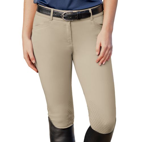 Ovation Women's Elegance Knee Patch Breeches - Tan