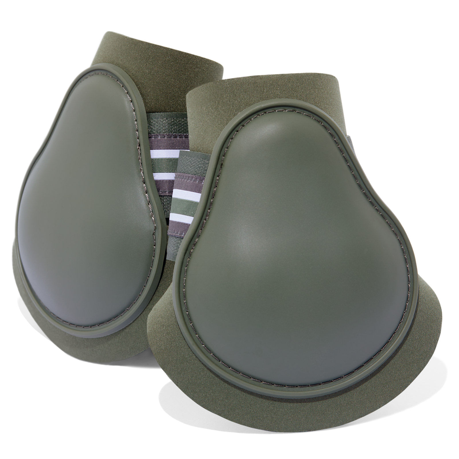 Horze Adepto Fetlock Boots - Beetle Khaki Green - Horze-19213-BKGR