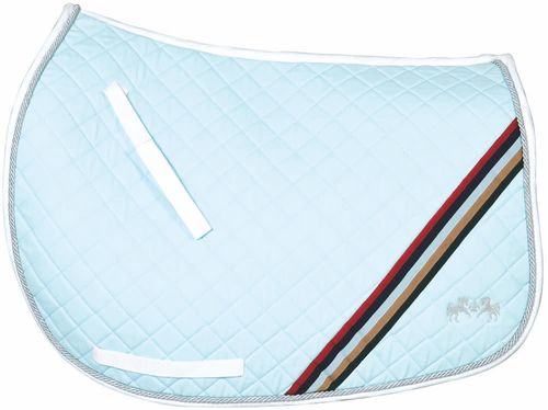 Equine Couture Brinley All Purpose Saddle Pad - Blue Glass