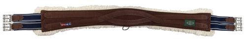 Henri de Rivel Pro Equicool Fleece Snap Girth - Havana