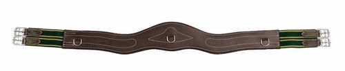Henri de Rivel Contoured Leather Girth - Havana