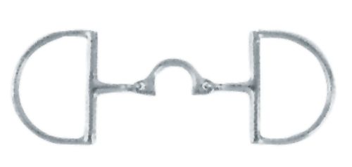 Korsteel Stainless Steel Segunda Dee Ring Snaffle Bit