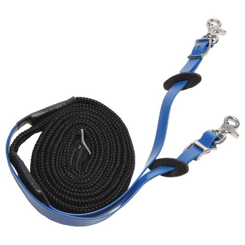 Zilco Woven Endurance Reins - Royal Blue