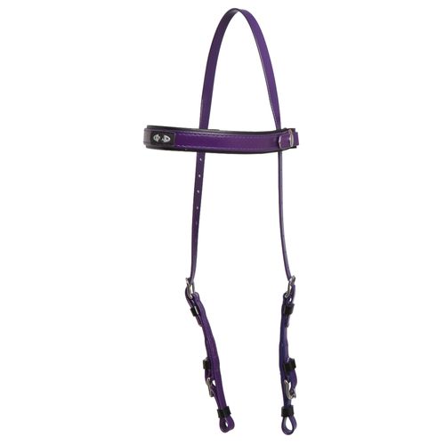 Zilco Deluxe Endurance Bridle Headstall Only - Purple