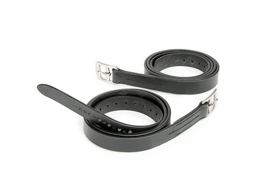 Shires Aviemore Curved Buckle Stirrup Leathers - Havana