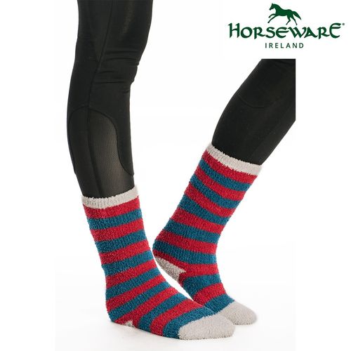 Horseware Kids' Softie Socks - Raspberry Stripe