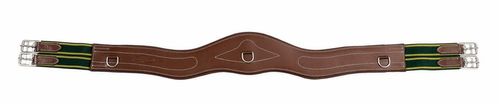 Henri de Rivel Contoured Leather Girth - Australian Nut