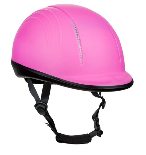 TuffRider Starter Basic Riding Helmet - Hot Pink