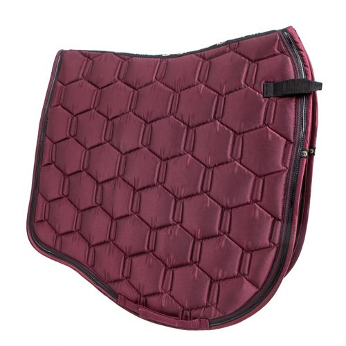 Toklat Tango Double Hexagon Dressage Pad - Burgundy