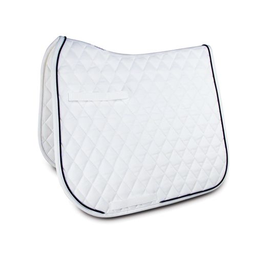 Toklat Classics III Long Dressage Pad - White/Black/White