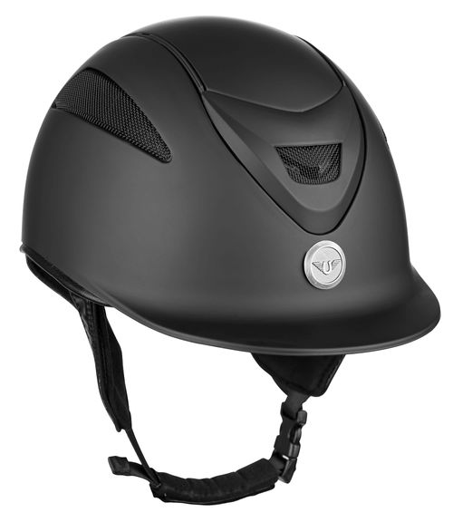 TuffRider Ventek Matte Helmet - Black