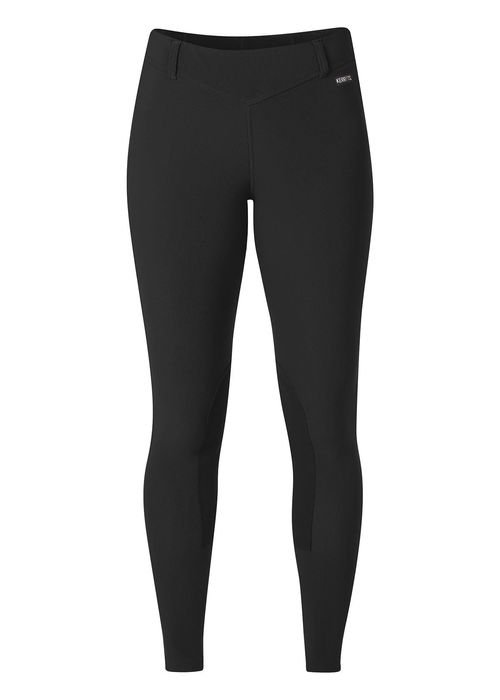 Kerrits Women's Microcord Knee Patch Tights - Black