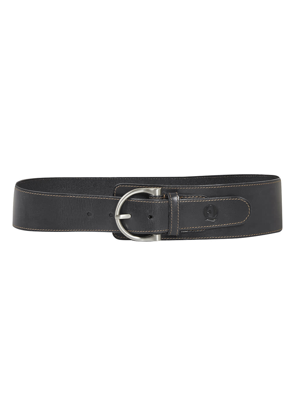 Shires Aubrion Leather Belt-black Black