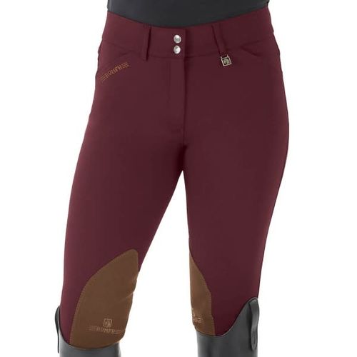Romfh Women's Sarafina Knee Patch Euroseat - Classic Dark Raisin