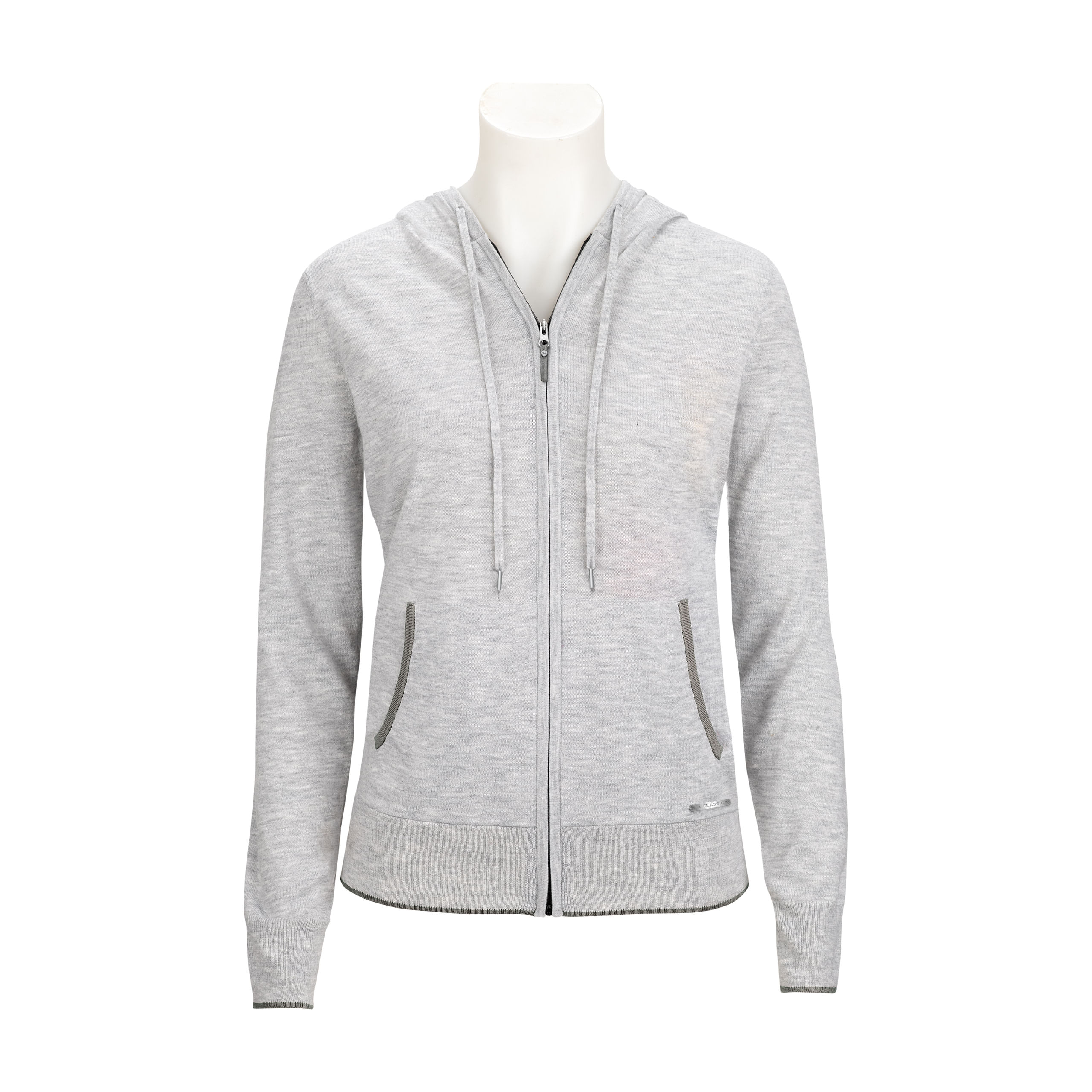 RJ Classics Women's Taylor Full Zip Hoodie - Light Grey Heather - RJ ...