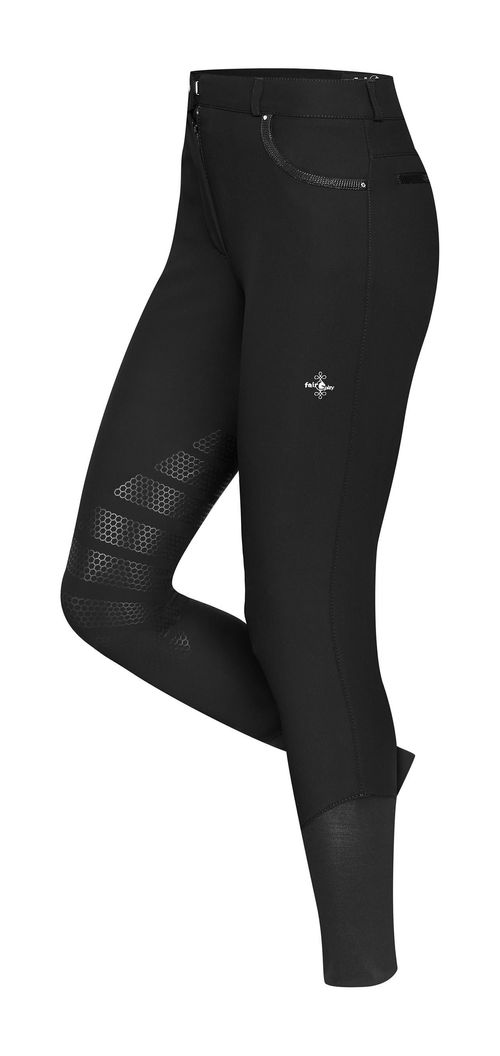 Fair Play Women's Jill 2.0 Knee Patch Breeches - Black