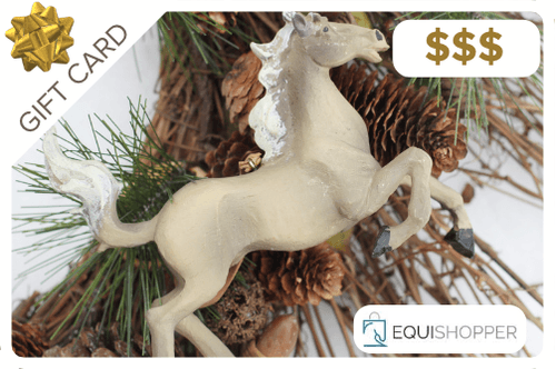 $5-$500 Equishopper Gift Certificate - Horse on Wreath