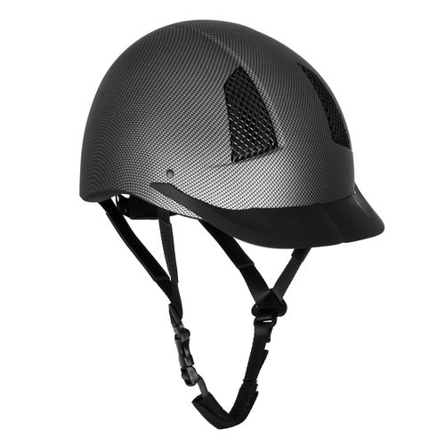 TuffRider Carbon Fiber Shell Helmet - Black