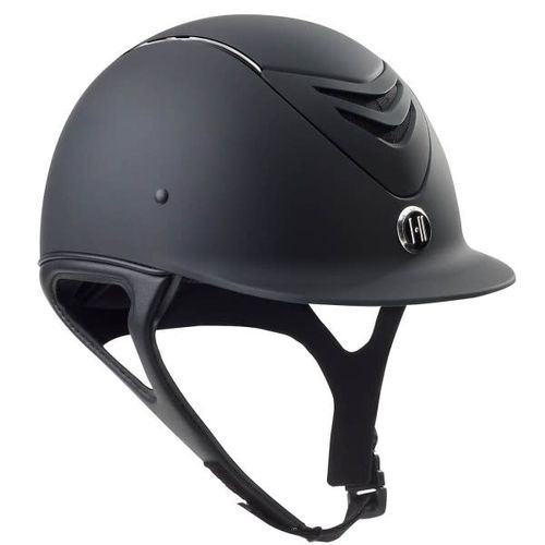 One K MIPS CCS Helmet - Black Matte/Chrome