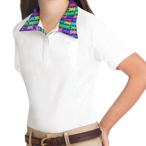 Romfh Kids' Sarah Short Sleeve Show Shirt - White/Gummie Bearsies