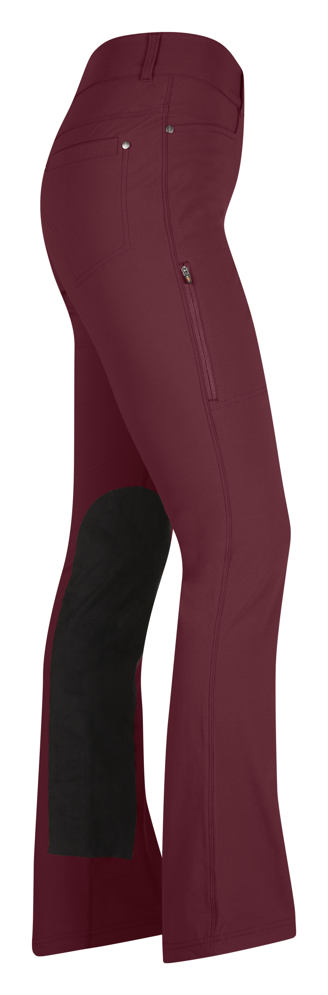 Collants D'Équitation Kerrits – Taille S Gris – Patch Genou (Occasion)