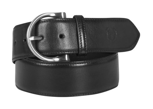 Kerrits Simple D Leather Belt - Black