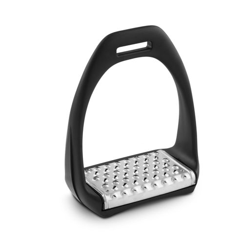 Royal Rider Sport Junior Stirrups - Black/Stainless Steel Pad