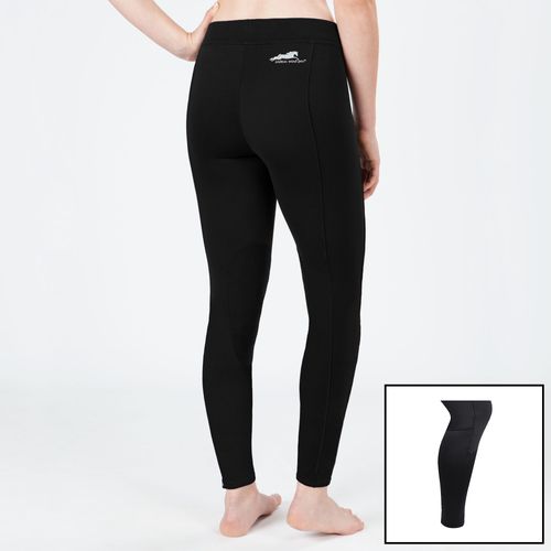 Irideon Women's WindPro Knee Patch Breeches w/Sock - Black