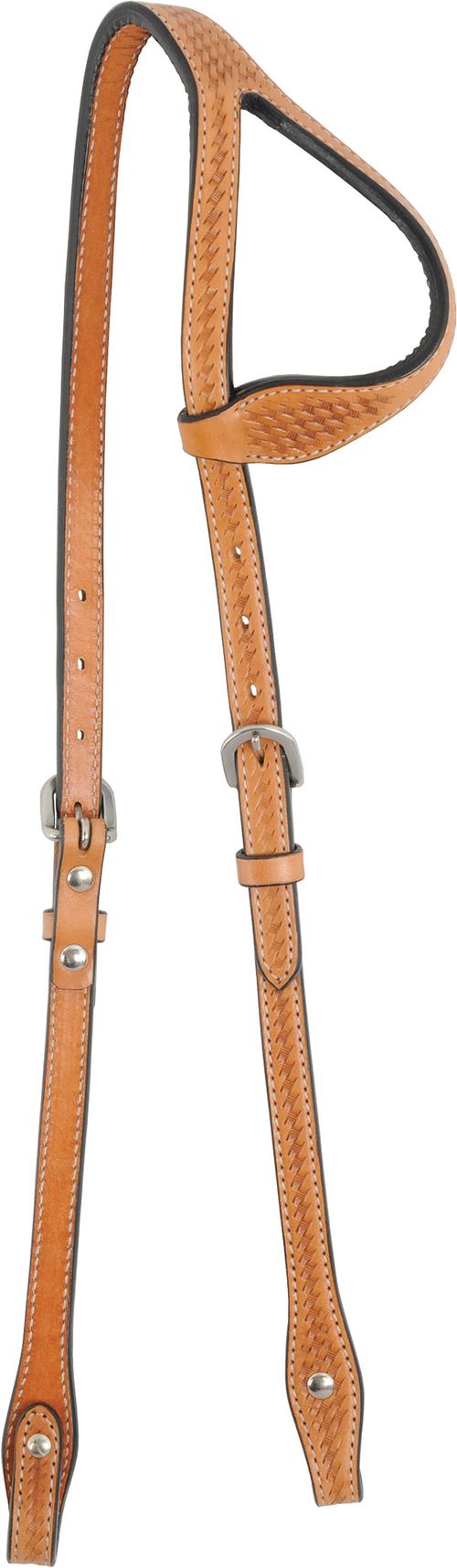 Western Rawhide Tool Strap One Ear Headstall - Golden