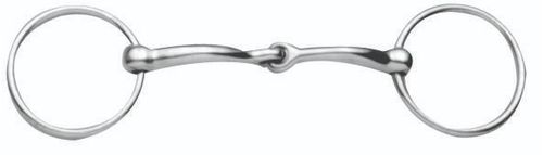 JP Korsteel Stainless Steel Jointed Loose Ring Snaffle Bit