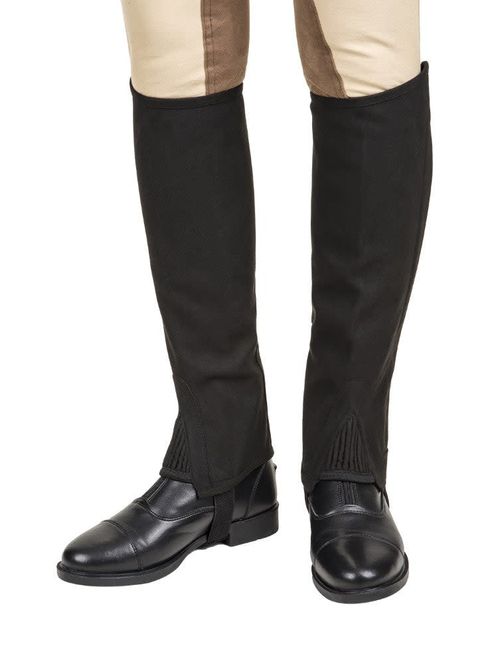 Lettia Suede Half Chaps - Black
