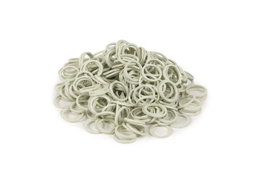 Shires Mane Plaiting Bands - White