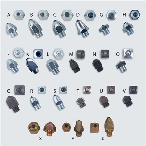 READY TO SHIP: Nunn Finer Semi-Hexagonal Spike Studs (H) - One Size