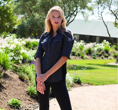 SALE RACK: Goode Rider Women's Go To Shirt - Small - Black Diamond