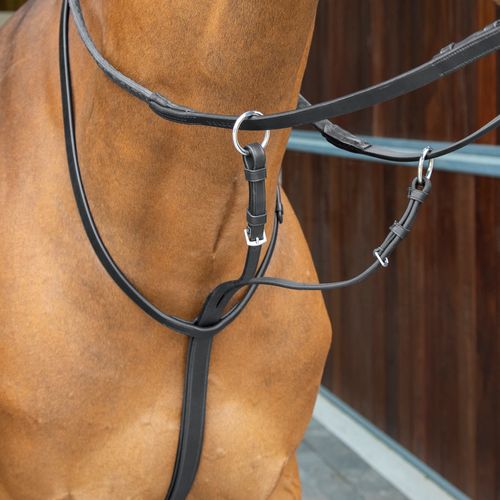 Shires Velociti Lusso Running Martingale - Black