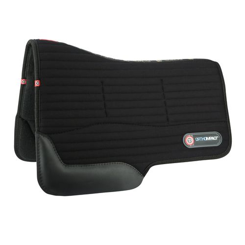 T3 Felt Lined Extreme Pro Impact Barrel Pad w/Shims - Black