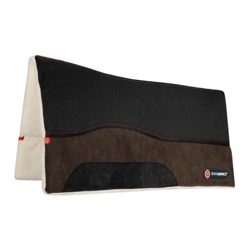 T3 WoolBack Ortho Impact Microsuede Western Pad - Brown