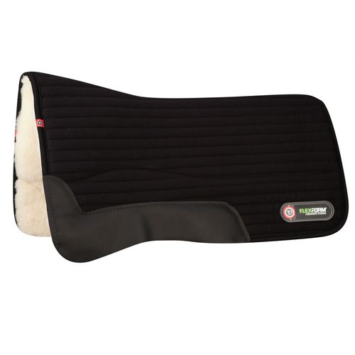 T3 WoolBack FlexForm Performance Pad w/Wear Leathers - Black
