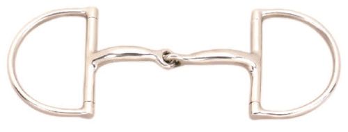 BARN BUSTER: JP Korsteel Curved Hunter Dee Ring Snaffle Bit - 5in