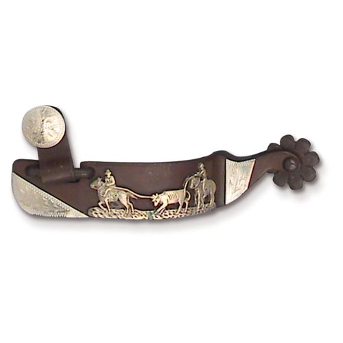Toklat 1" Team Roping Spur - Antique Finish