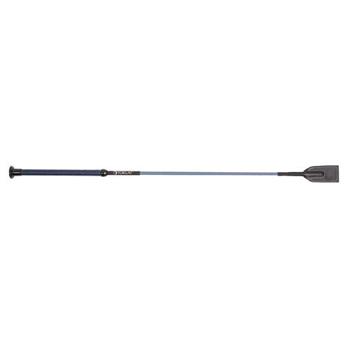Toklat Faux Leather Handle Crop - Navy