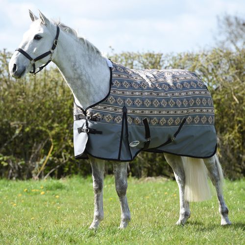 Weatherbeeta Comfitec Essential Standard Neck Medium - Grey Navajo Print