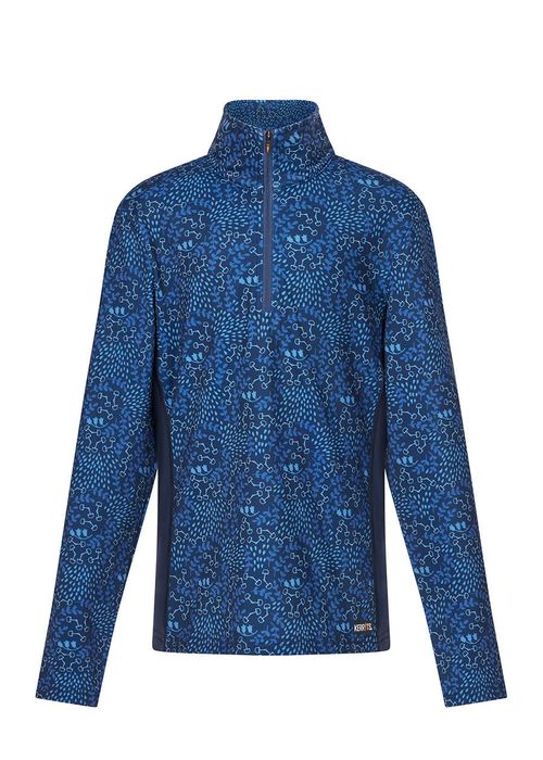 Kerrits Kids' Rail Side Quarter Zip Tech Top - Ink Snaffle Harmony