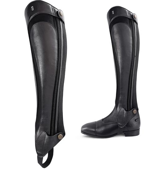 BARN BUSTER: Tredstep Medici Air Half Chaps - 15/18 - Black