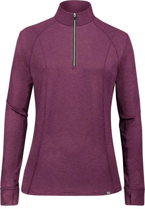 RJ Classics Kids' Logan Jr Zip Tech Shirt - Amaranth Heather