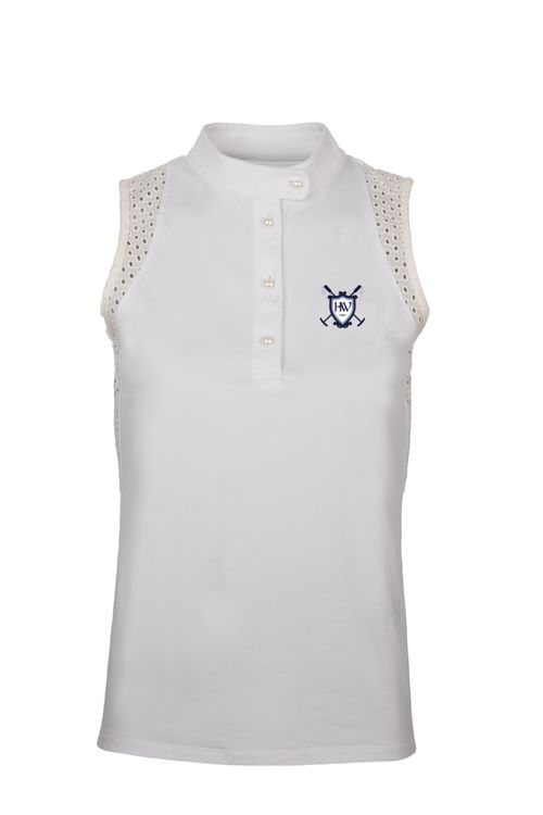 Horseware Women's Lola Sleeveless Polo - White