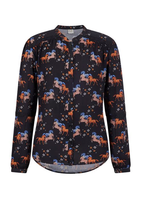 EQL Women's Olivia Ecovero Top - Heritage Horses