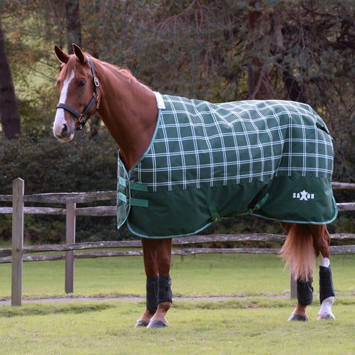 Saxon Defiant 1200D Standard Neck Medium - Hunter Green/Plaid