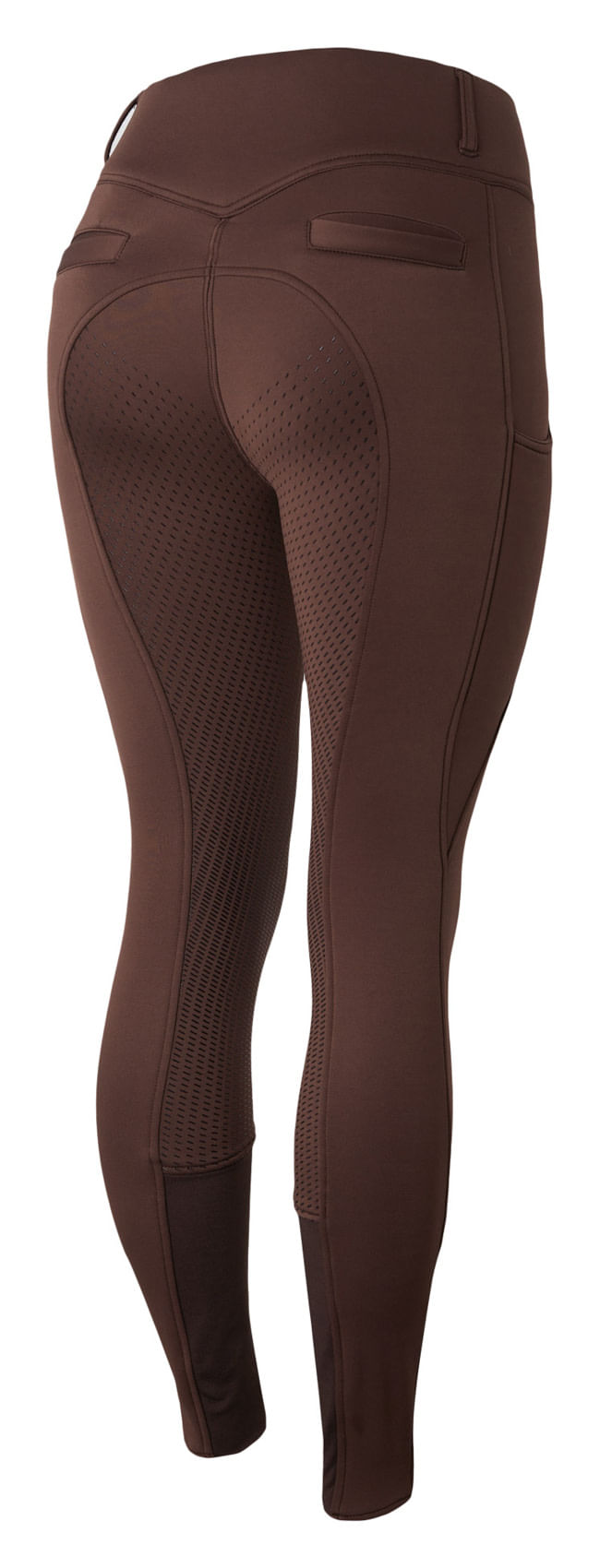 Horze Women's Mira Thermo Full Seat Breeches - Chocolate Martini