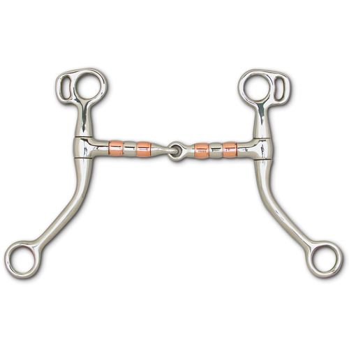 Toklat Copper Roller Snaffle w/Swept Back Shank
